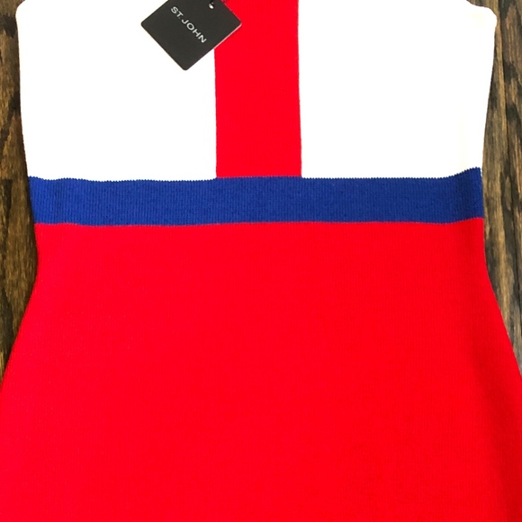 🆕 St. John Colorblock Dress - Picture 4 of 8